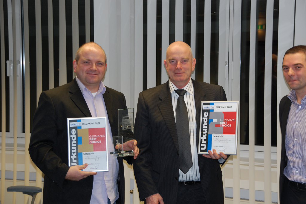 „Germanys First Choice auto.de-Leserwahl 2009“ Kategorie – Alarm: Viper (Ampire) vor Cobra und Pekatronic