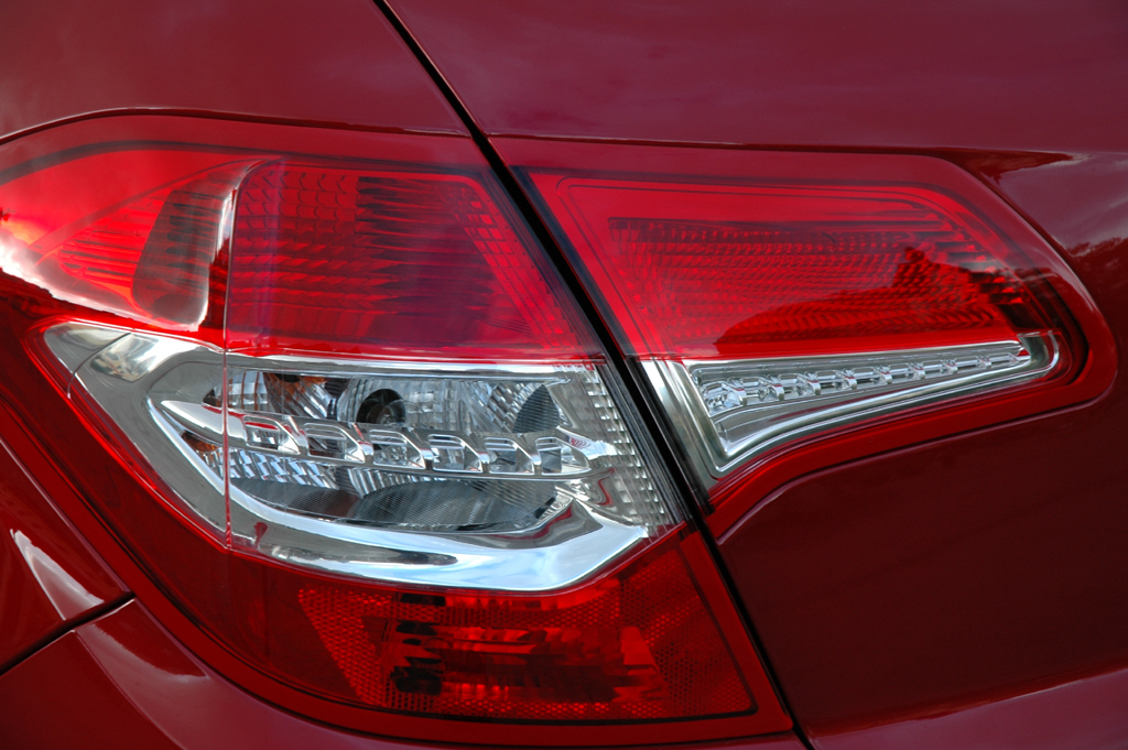 Citroën C4: Moderne Leuchteinheit hinten.