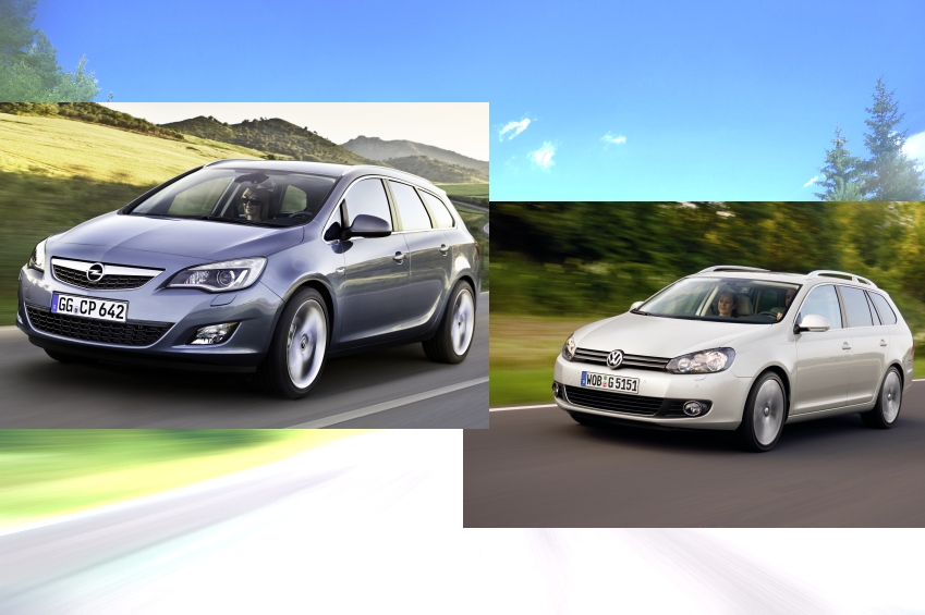 Kombi Vergleich Vw Golf Vs Opel Astra Neue Lange Gegen Bekannte Grosse Magazin