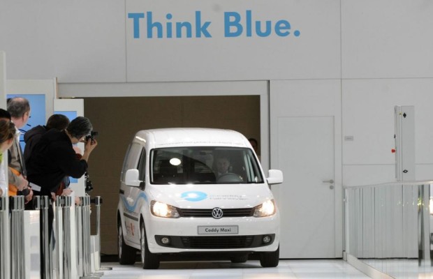 Elektro-Caddy auf Alltagsfahrt 