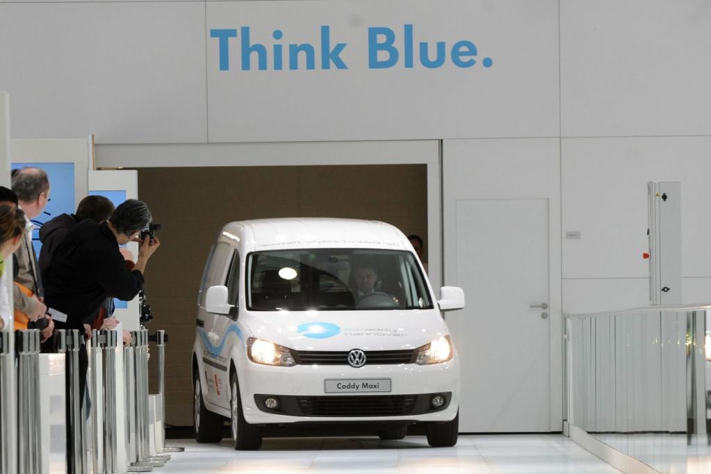 Elektro-Caddy auf Alltagsfahrt 