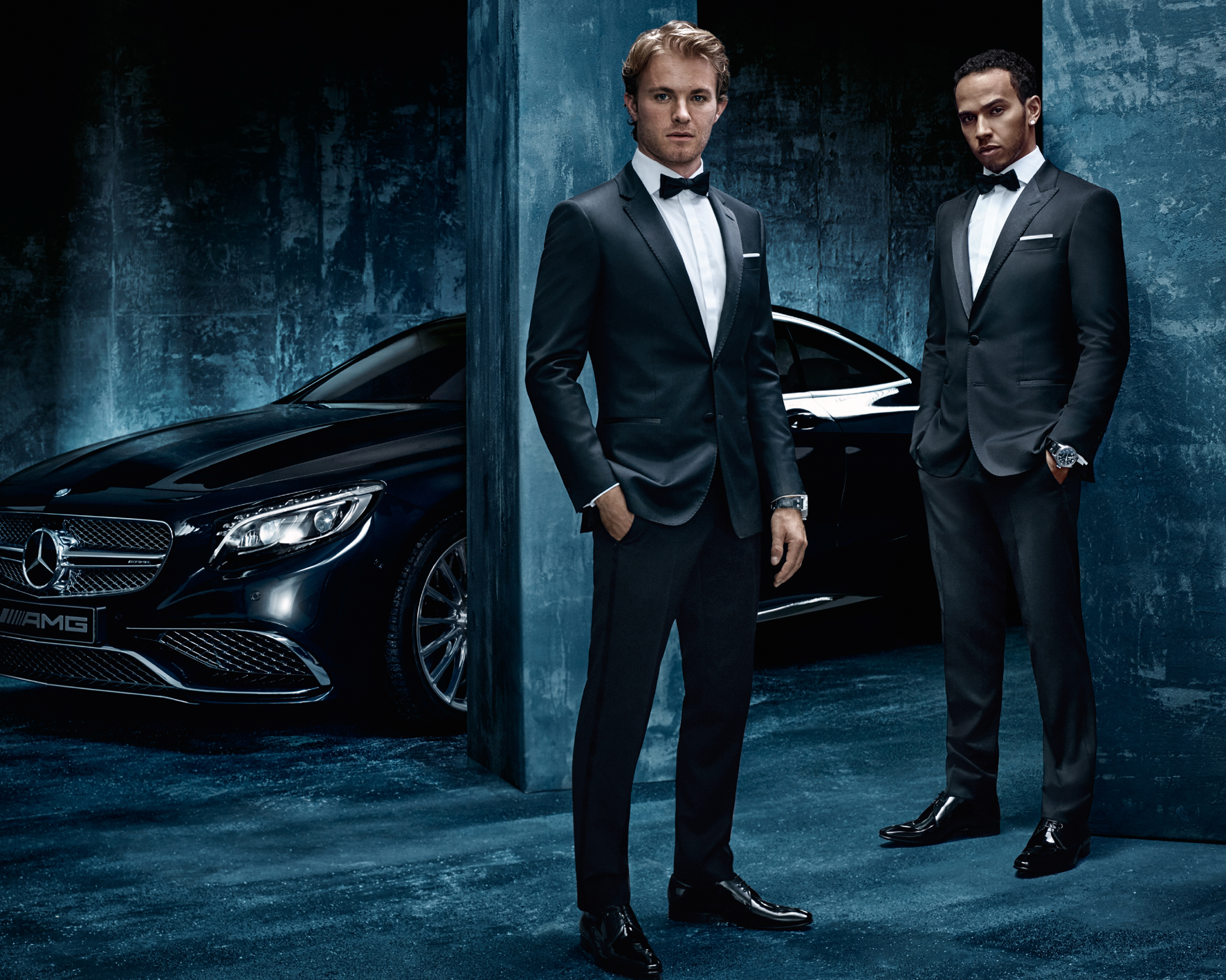 Mercedes-Rennfahrer als 